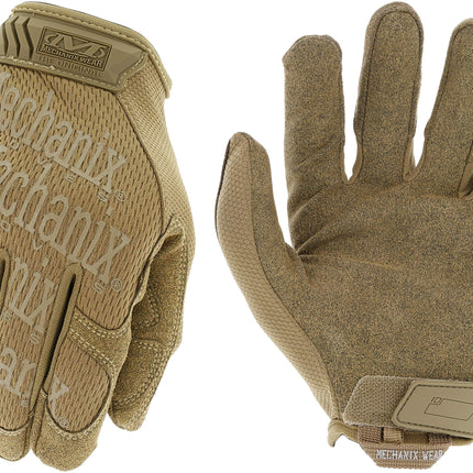 Mechanix Wear: The Original Coyote Tactical Work Gloves with Secure Fit, Flexible Grip for Multi-purpose Use, Durable Touchscreen Safety Gloves for Men (Large, Coyote Brown)